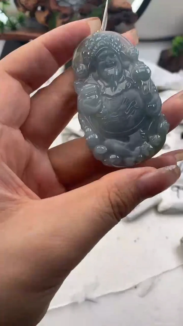 【闪购商品】翡翠颈饰未镶嵌财神