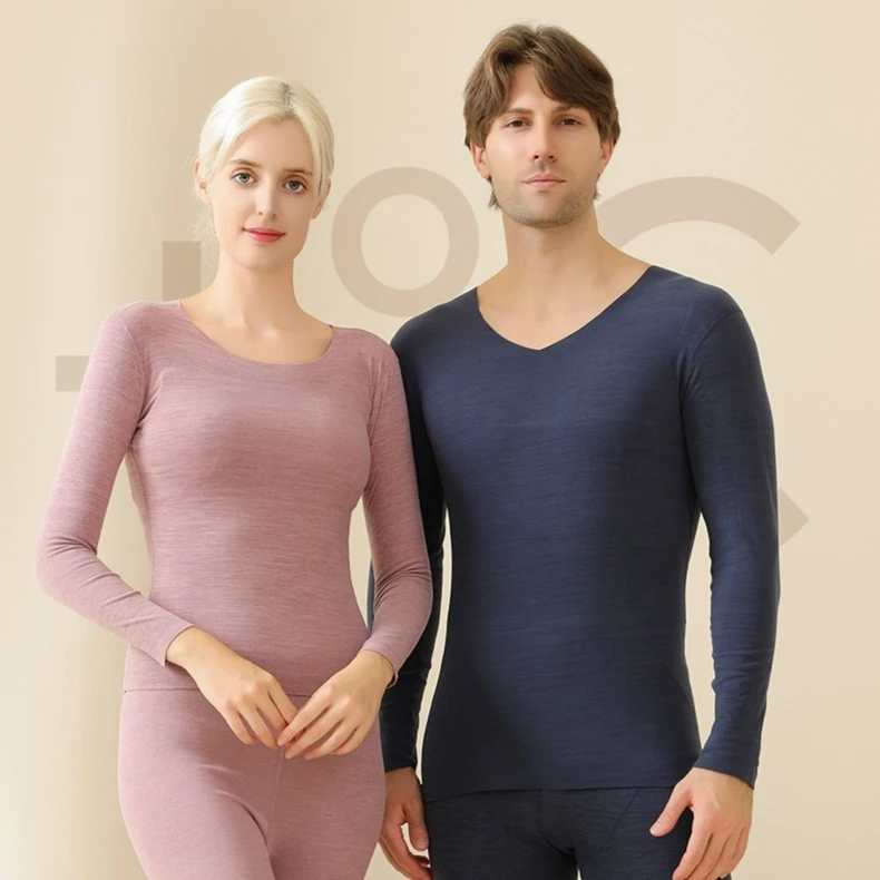 品彩无痕双面恒温简约打底男女款炫彩保暖套h