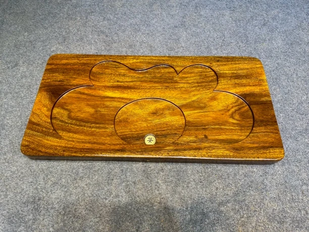 非洲绿心檀奥坎纯实木手工茶盘【不包邮】全实木家具