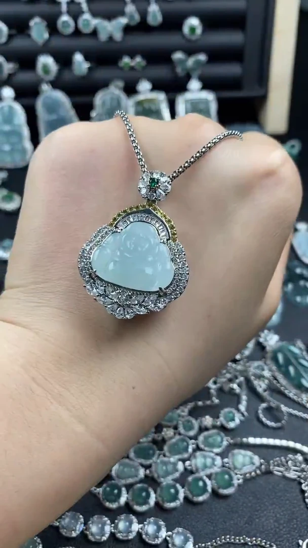 【闪购商品】翡翠颈饰未镶嵌翡翠A货多样性发其一