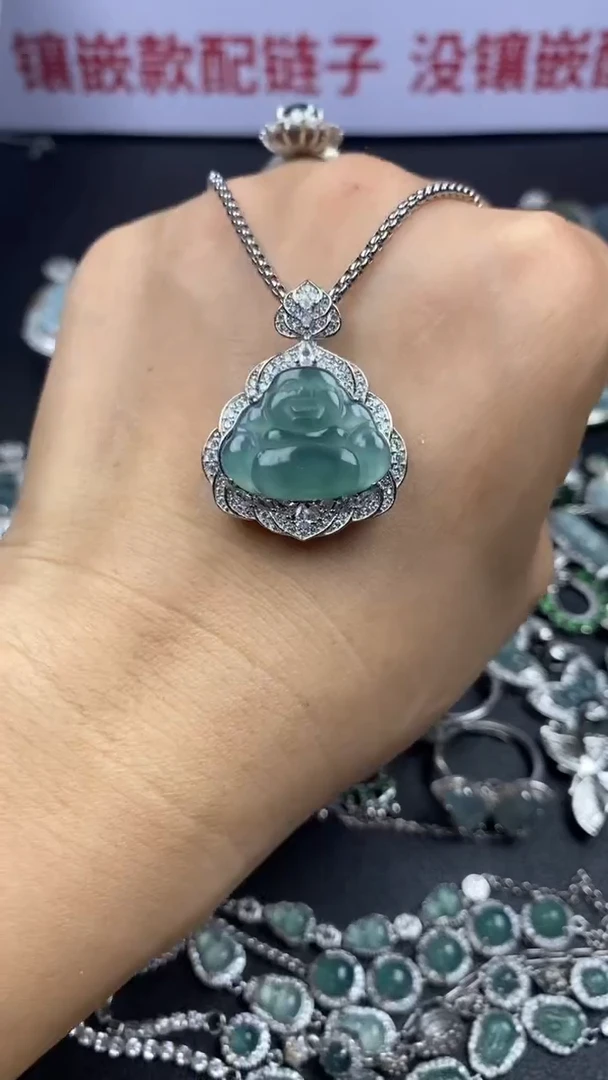 【闪购商品】翡翠颈饰未镶嵌翡翠A货多样性发其一