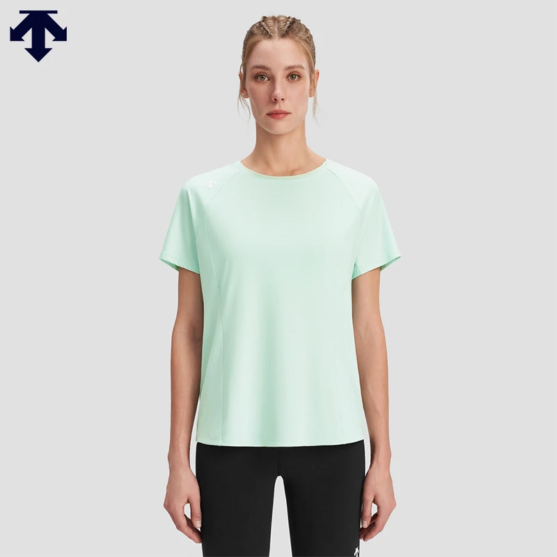 DESCENTE迪桑特WOMEN’S TRAINING系列女士短袖针织衫夏D4232TTS37