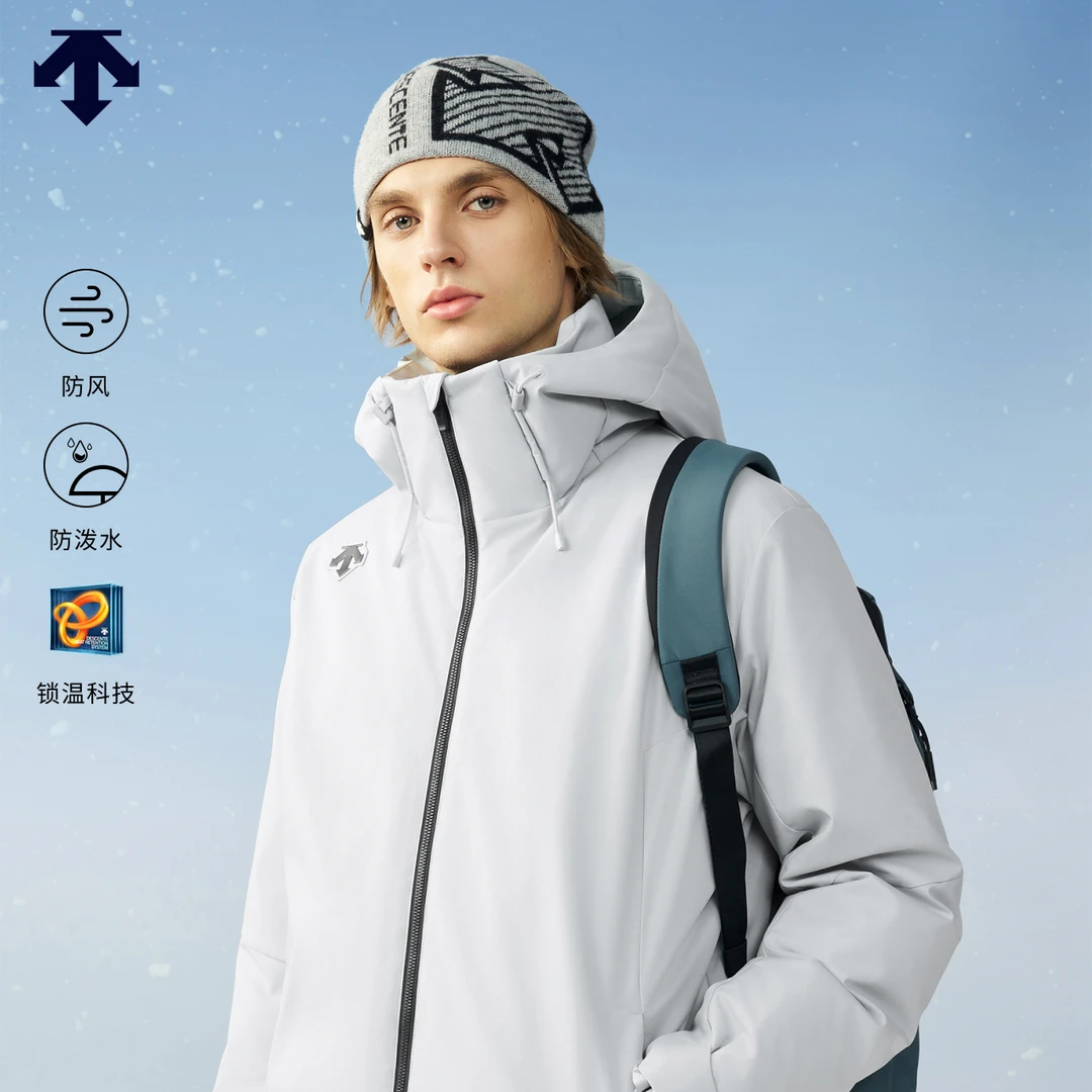 DESCENTE迪桑特SKI STYLE系列运动休闲男士羽绒服新品 D4491SDJ54