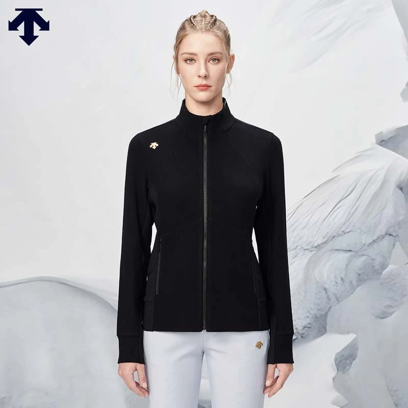 DESCENTE迪桑特WOMEN’S SKI女士抓绒外套针织运动上衣冬季