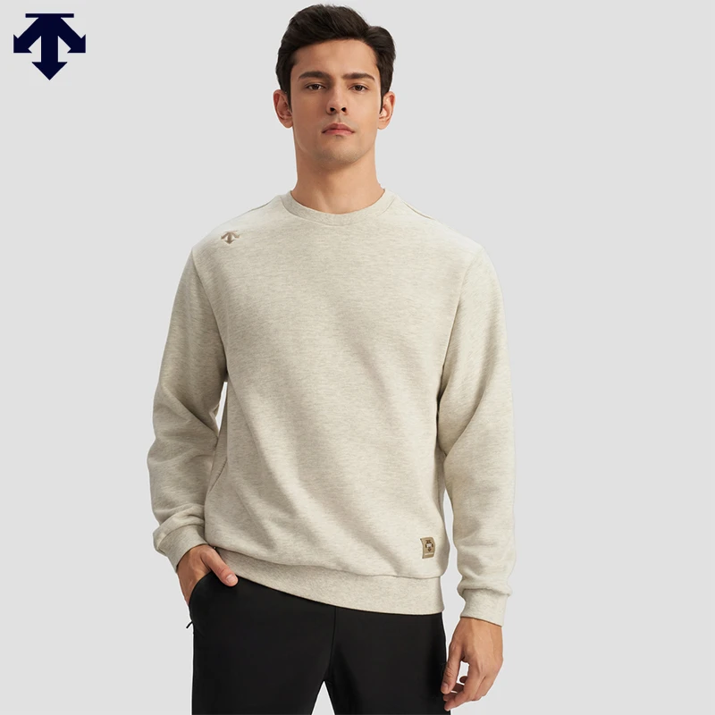 DESCENTE迪桑特SPORTS STYLE男士针织套头衫卫衣秋季新D4321IHT11