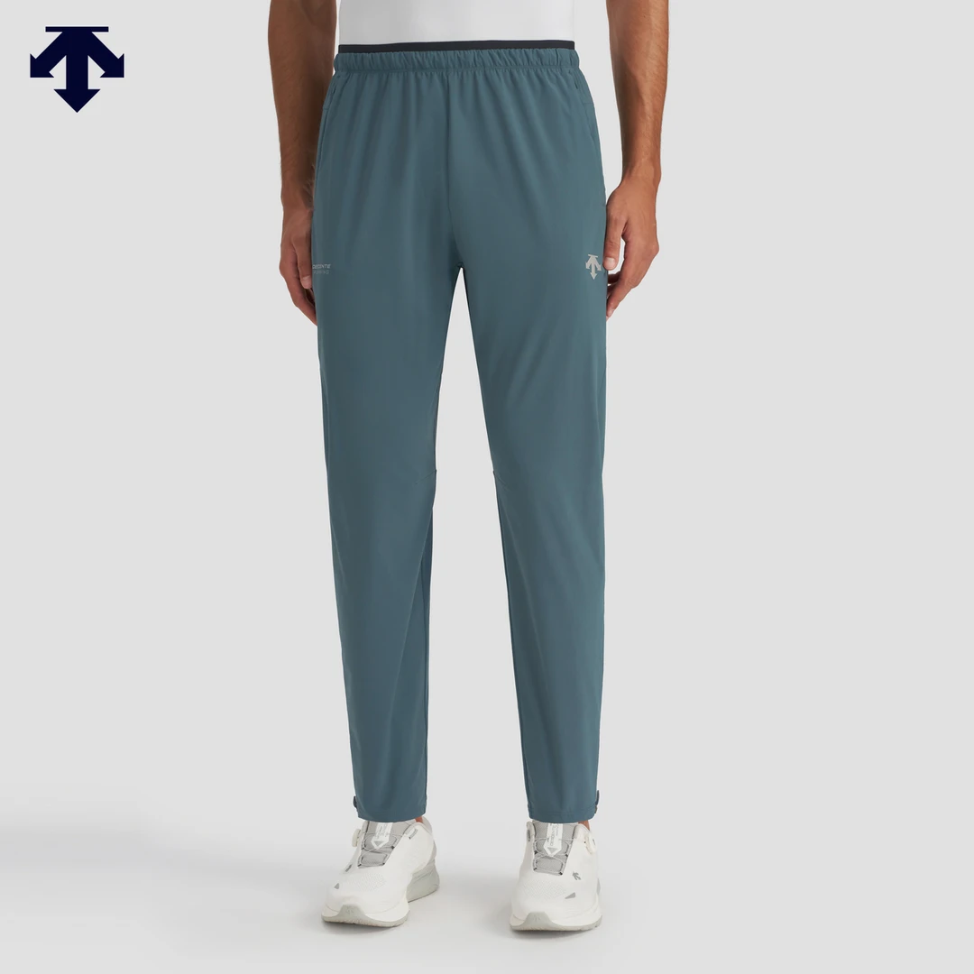 DESCENTE迪桑特跑步运动健身男士F360梭织运动长裤新品D4331RWP43