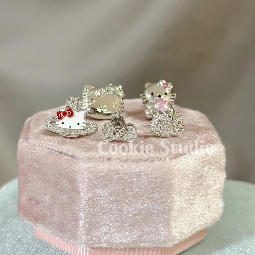 钛钢合成锆石耳饰 kt系列耳钉合集 钛钢耳骨钉耳蜗钉耳钉