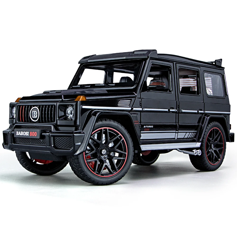 1:18巴博斯G800合金模型汽车模玩具时尚潮玩桌面摆件收藏送礼情侣