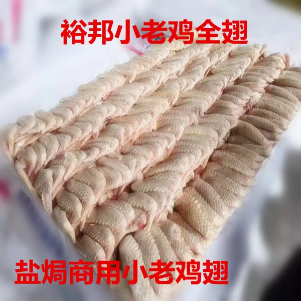 裕邦A级小老鸡全翅200个装冷冻老鸡亦盐焗商用 包冰率10%以内