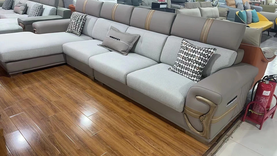 S5现代轻奢木线沙发