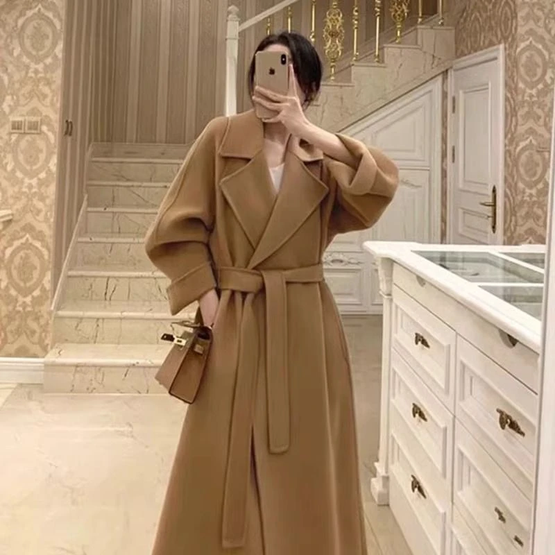 欧版女装长款大衣