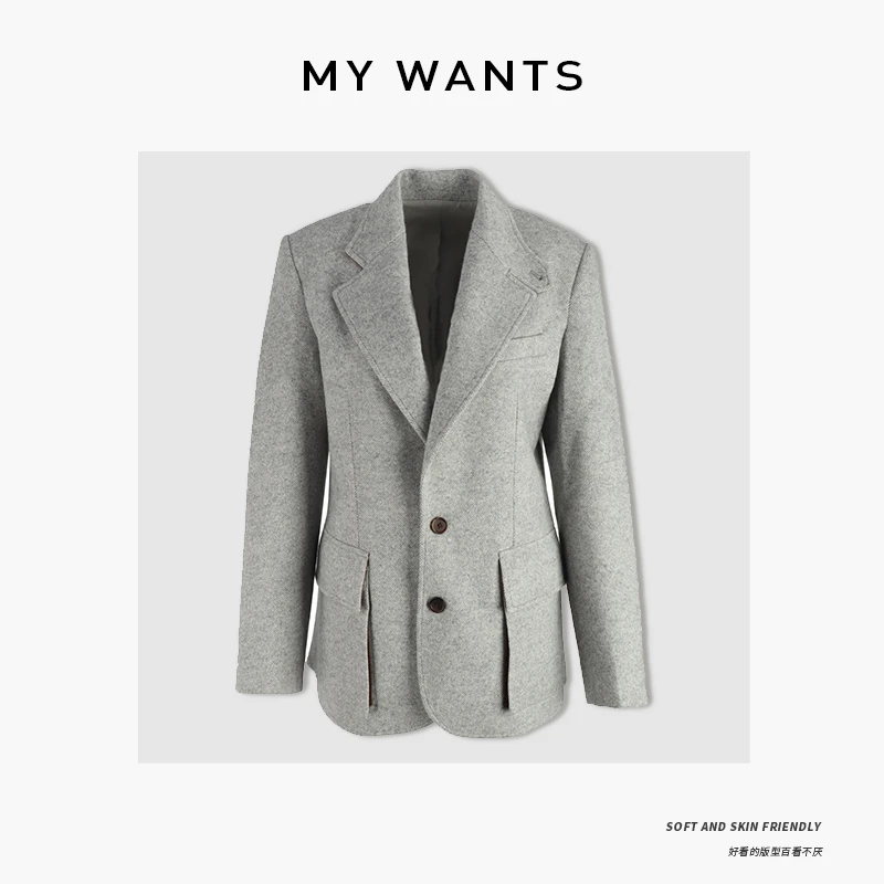 MY WANTS“派对时刻”气质时尚休闲西服女士设计师经典外套女DY2051