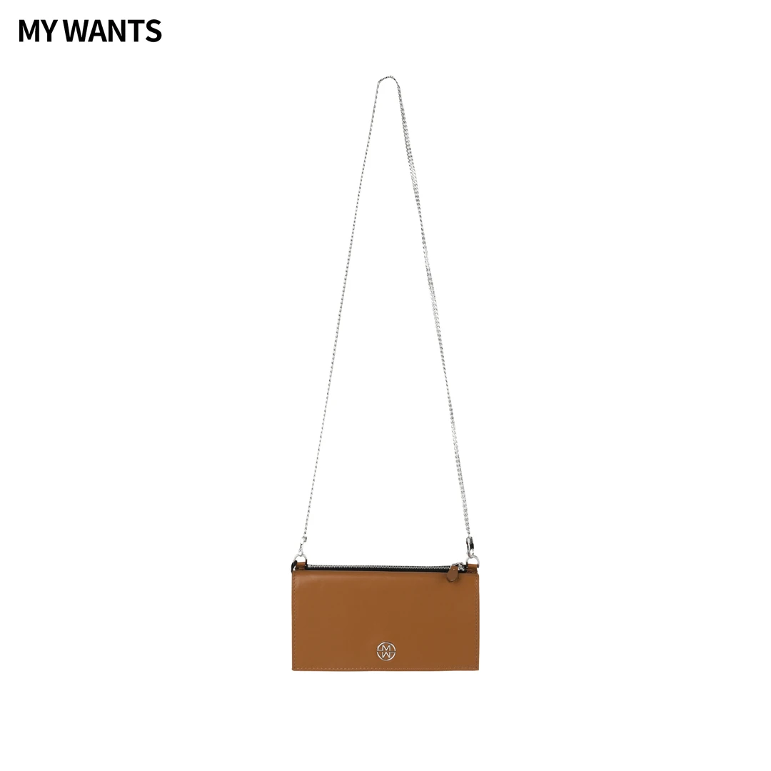 MY WANTS “轻奢单肩包”真皮休闲小众经典手包单肩包B3277