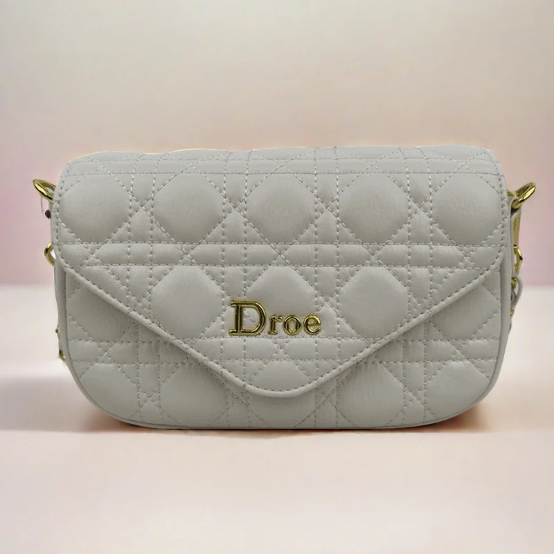 小众轻奢时尚百搭女包小香风气质肩包白色