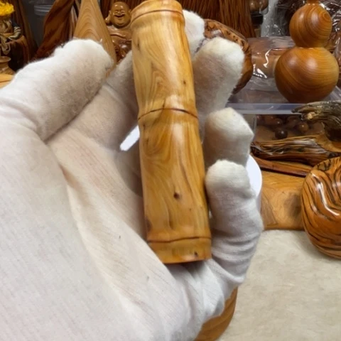 【闪购商品】柏木闻香竹节把件