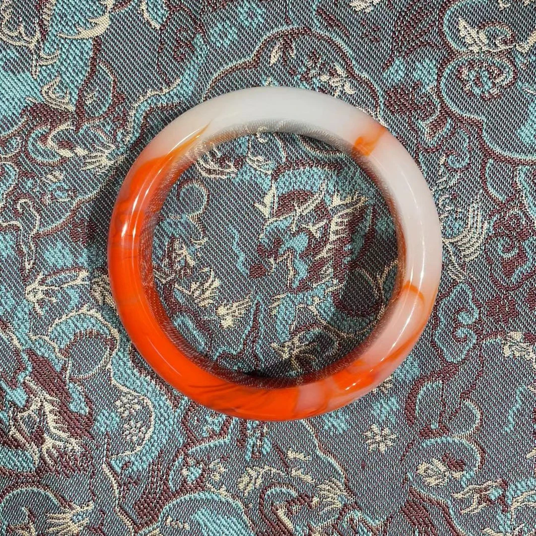 【闪购商品】鸡血红手镯 P9108 A