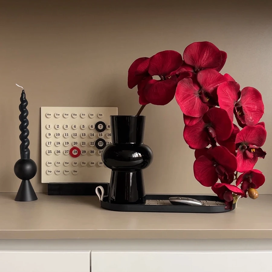 态生活中古风不规则玻璃花瓶创意客厅复古插花水培容器摆件装饰品