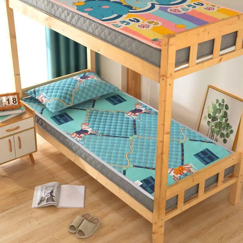 【新疆包邮】学生宿舍床盖四季款开学双面三层夹棉可机洗防滑盖毯