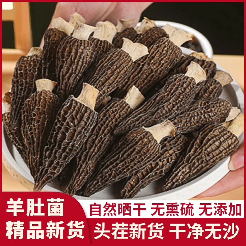 川西高原林下头茬羊肚菌精选中个头肉厚无硫菌菇煲汤食用菌饱满