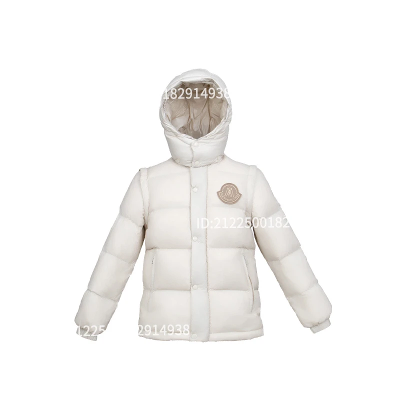 90鹅绒! 轻奢极寒保暖 拆卸袖短款羽绒服