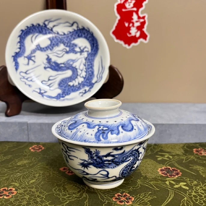 查窑-仿明龙老陶泥120cc盖碗