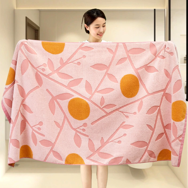 纯棉浴巾家用全棉大毛巾速干吸水不掉毛速干加大成人专用洗澡裹巾