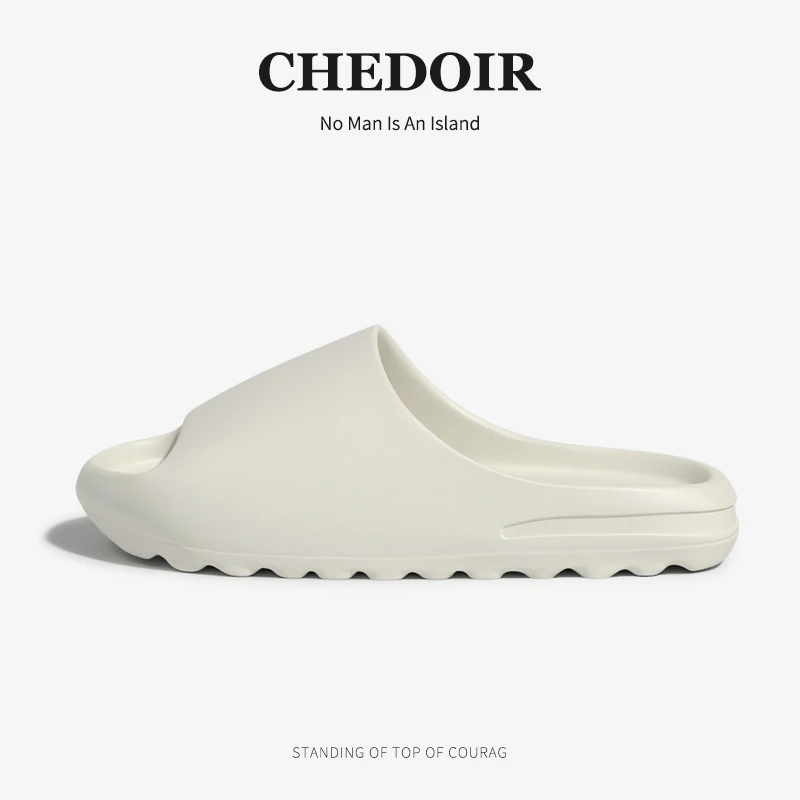 chedoir踩屎感户外男女夏季居家用室内洗澡情侣椰子厚软底EVA凉拖