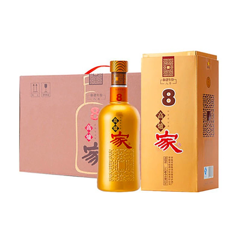 高炉家【老酒】和谐年份8招待宴请纯粮浓香型白酒 52度500ml