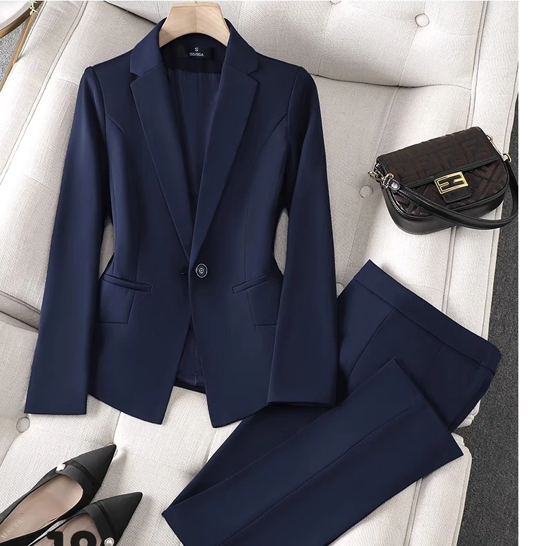 西装外套女胖mm新款职业套装高端酒店经理工作服大学生面试工装秋
