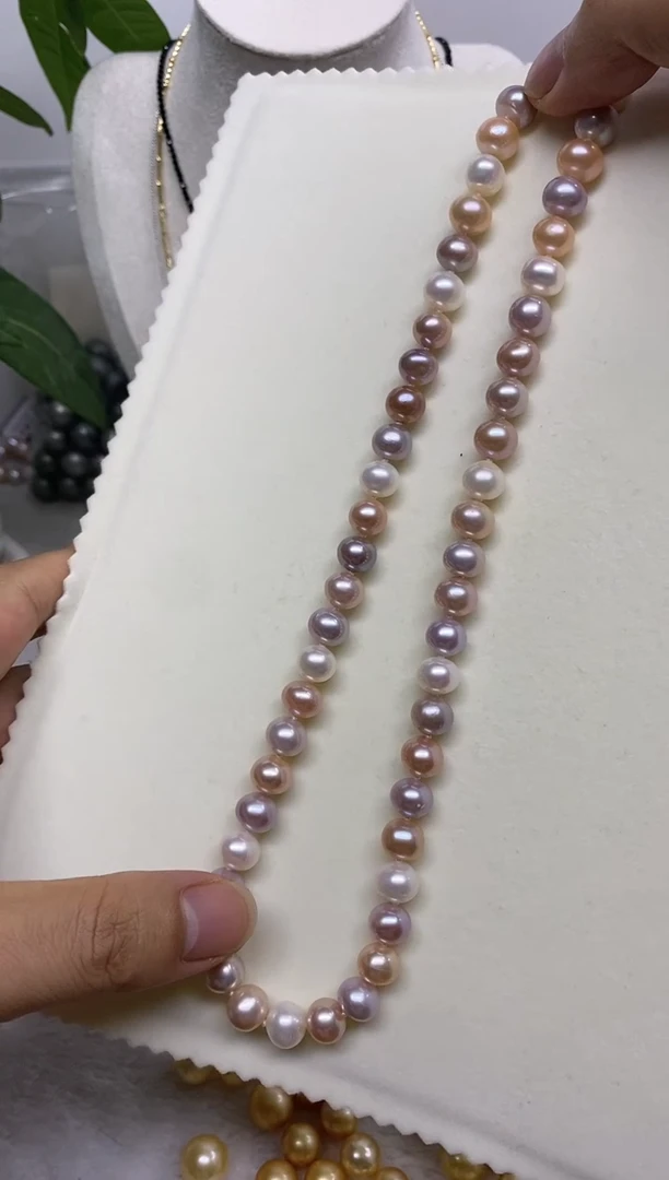 【闪购商品】淡水珍珠项链未镶嵌珍珠项链