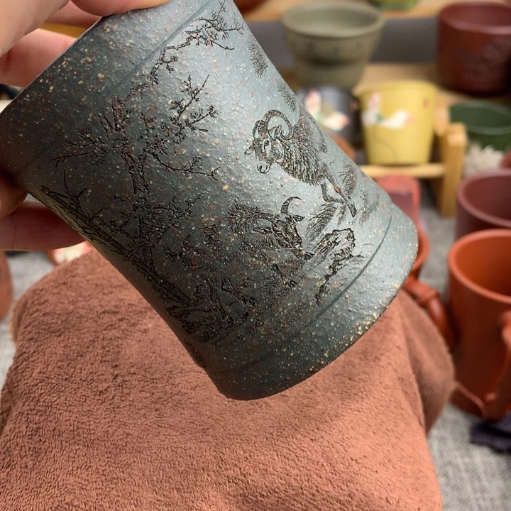 紫砂茶杯高端主人杯