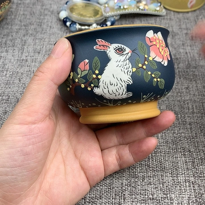 紫砂茶杯高端主人杯