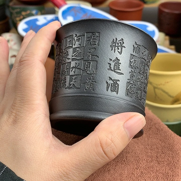 紫砂茶杯高端主人杯