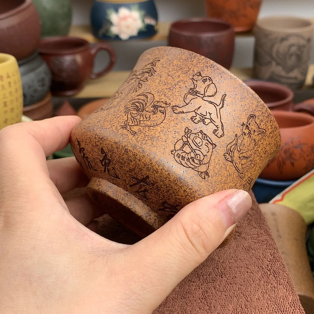 紫砂茶杯高端主人杯