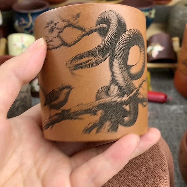 紫砂茶杯高端主人杯