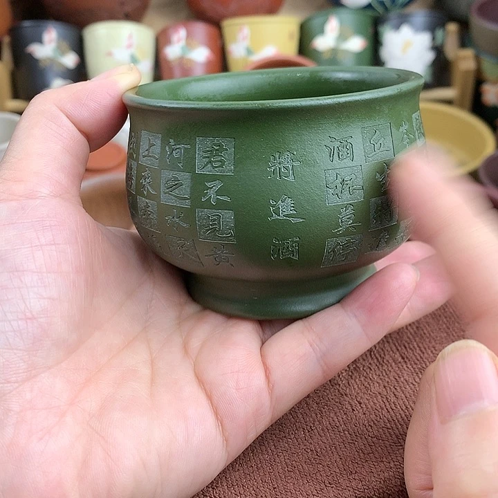 紫砂茶杯高端主人杯