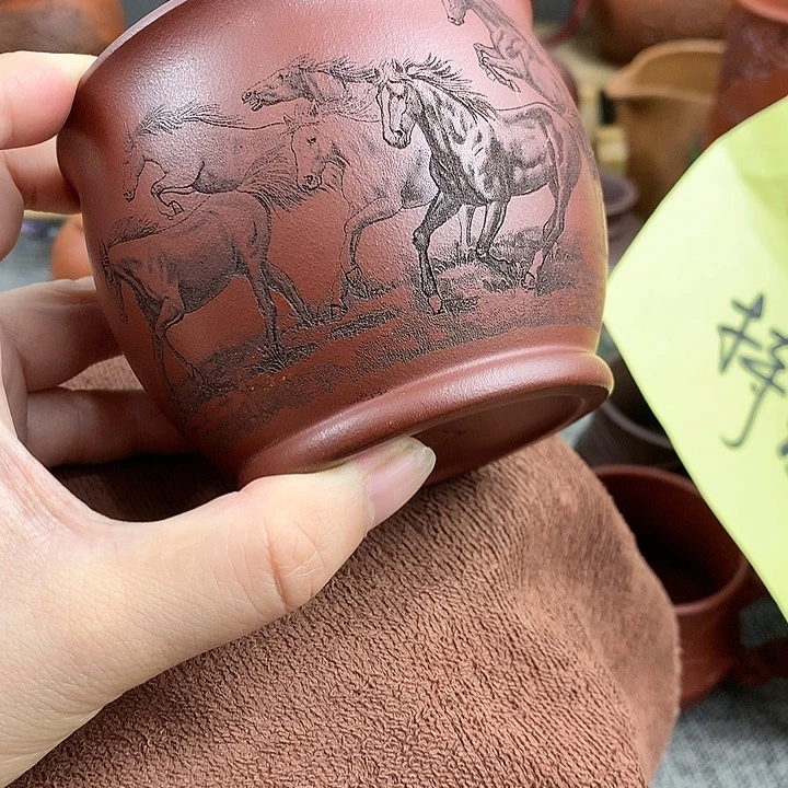 紫砂茶杯高端主人杯