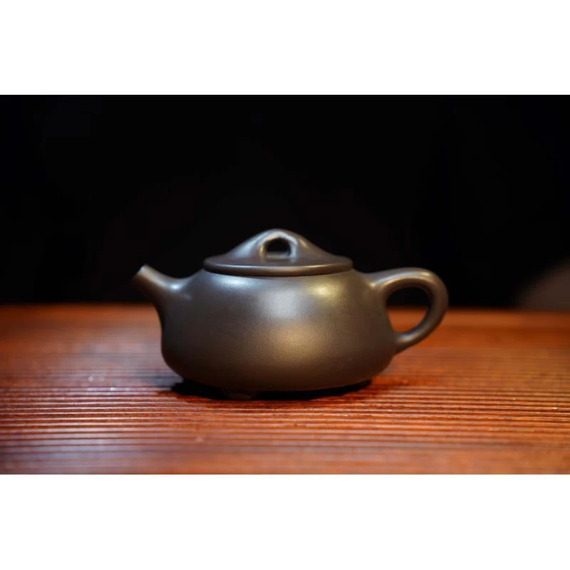 石黄凤鸣景州石瓢紫砂壶【华】