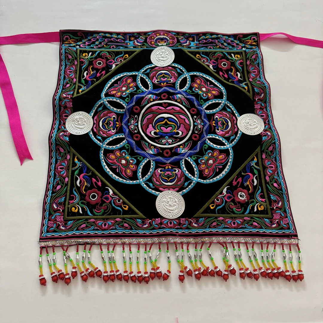 围裙少数民族服装配饰时尚百搭侗族苗族民族风绣花刺绣