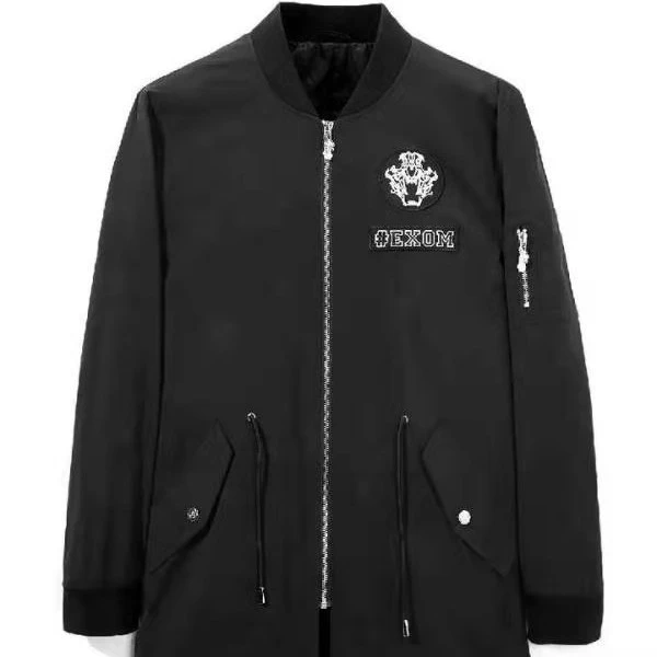 (新)GS9210黑色风衣时尚潮流