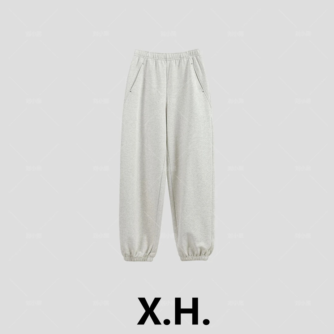 （清）女团毛圈收口保暖显瘦卫裤