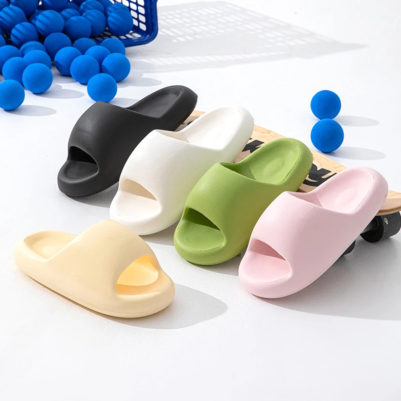 EVA厚底踩屎感面包拖鞋厚底夏季外穿防滑情侣居家防臭夏天凉拖鞋
