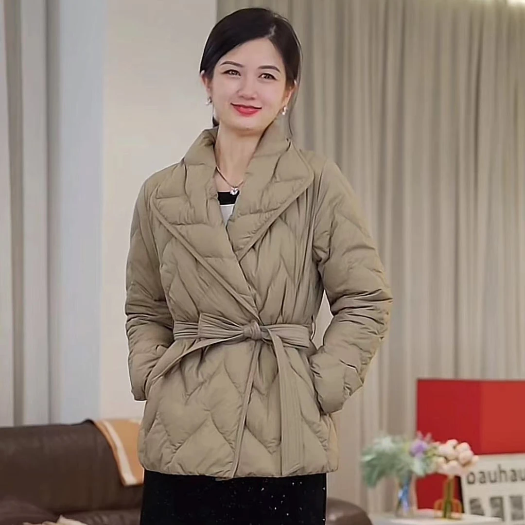 LUOB 三压线超细针型工艺安心短款鹅绒服603013G