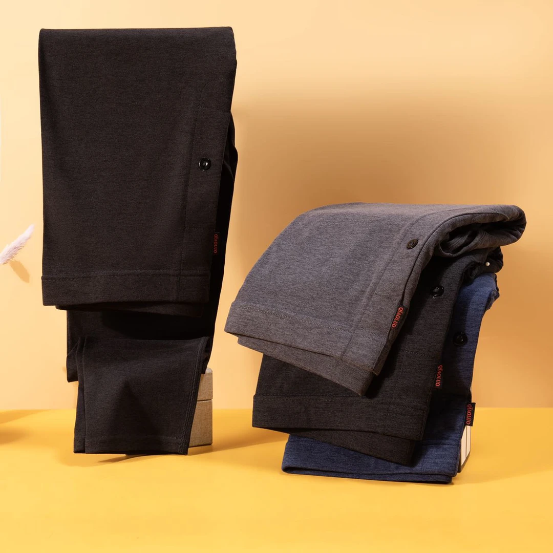 实体店同步高端男士超柔保暖打底裤