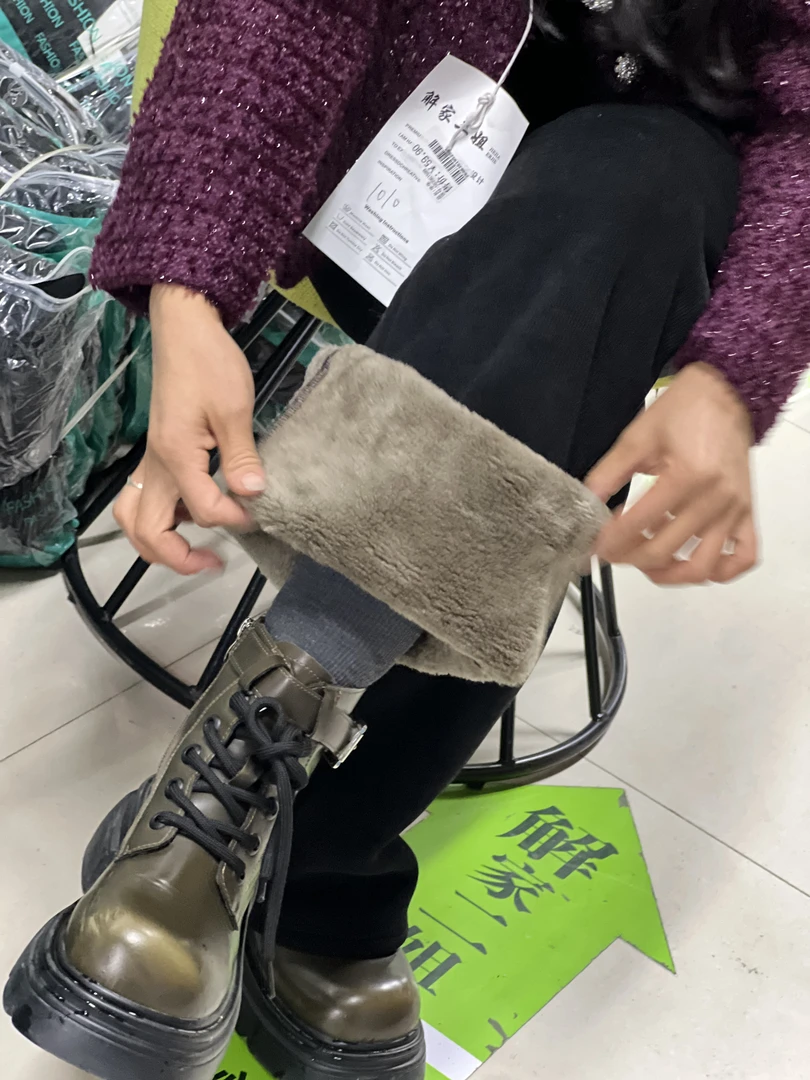 108-1#加长款加绒垂感直筒裤显瘦运动高腰时尚休闲百搭宽松冬加绒