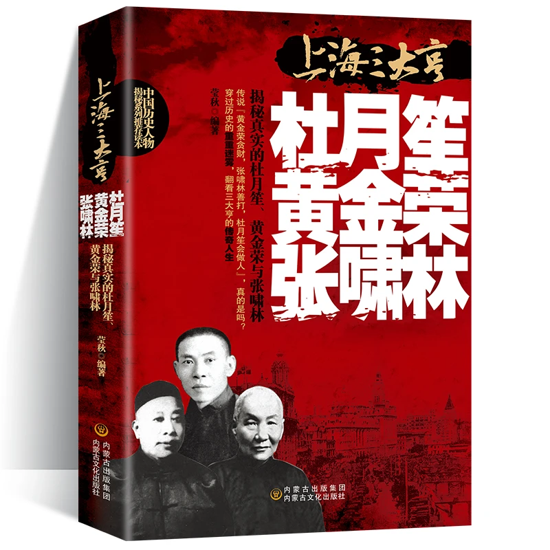 【臻选】杜月笙黄金荣张啸林全传上海三大亨中国名人物传记军阀-s