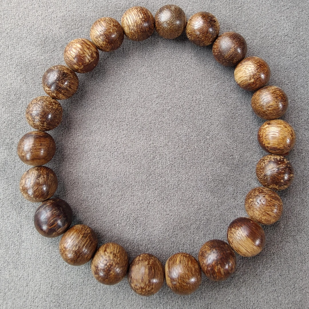 历香安汶水格熟结老料沉香手串0.9C603圆珠单圈（5）多样性发货1条