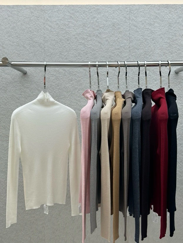 60支全精纺可机洗打底羊毛衫