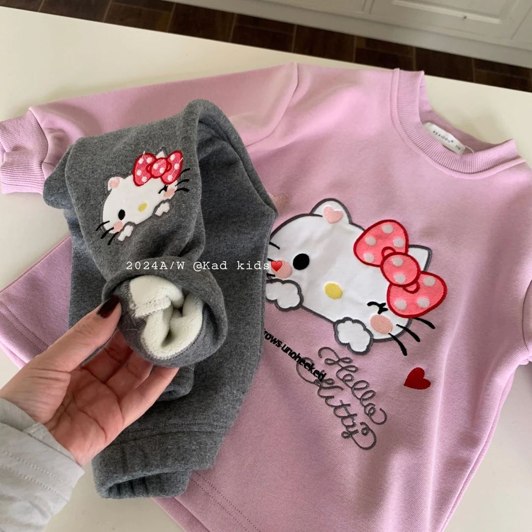 k1273-KT中长卫衣+k1284-KT加绒打底裤