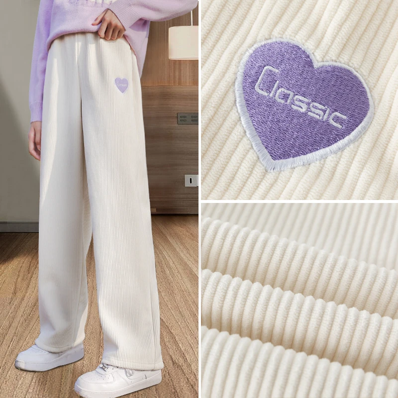 春秋款儿童裤子女童休闲运动裤2025新款春装大童洋气女孩灰色卫裤